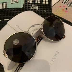 Prada Vintage Look Round Sunglasses